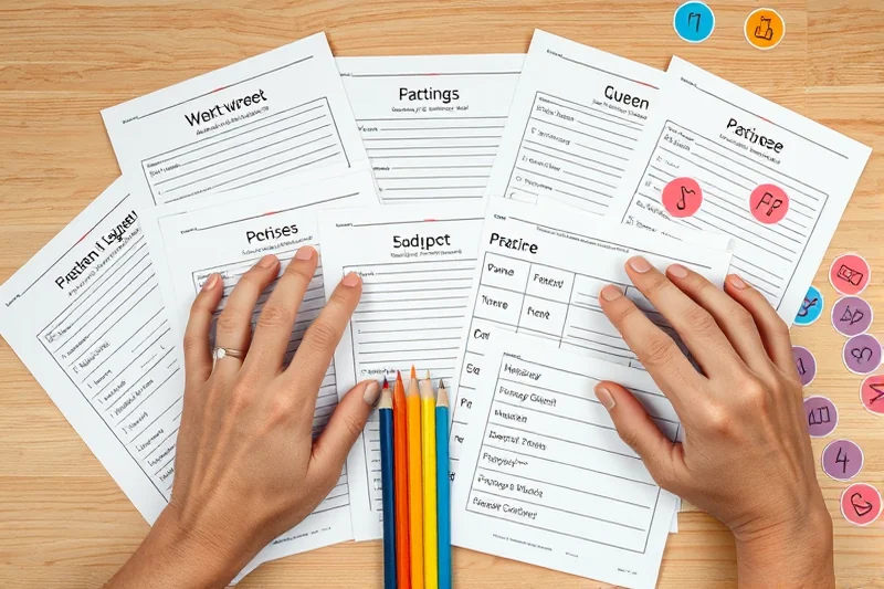 budget sight-word practice lesson — Budget Sight-word Practice Lesson (the finished result)