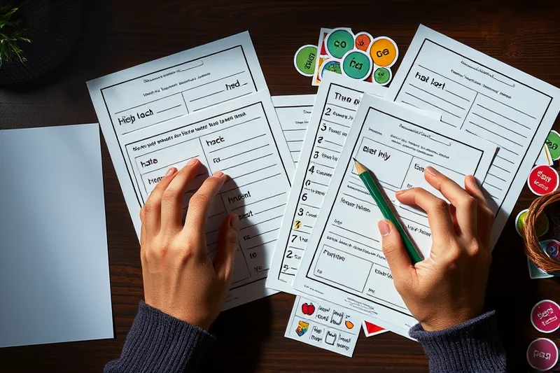 diy sight-word practice printables — Diy Sight-word Practice Printables (the finished result)