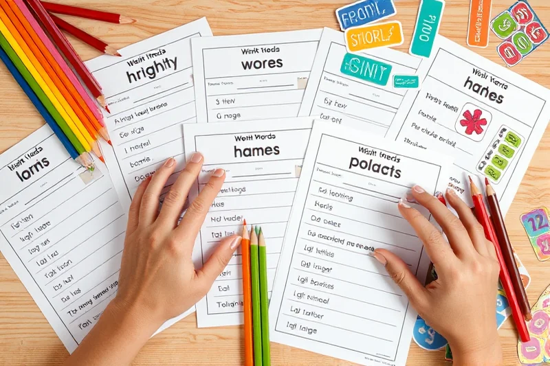 diy sight word practice printables worksheets — Diy Sight Word Practice Printables Worksheets (the finished result)