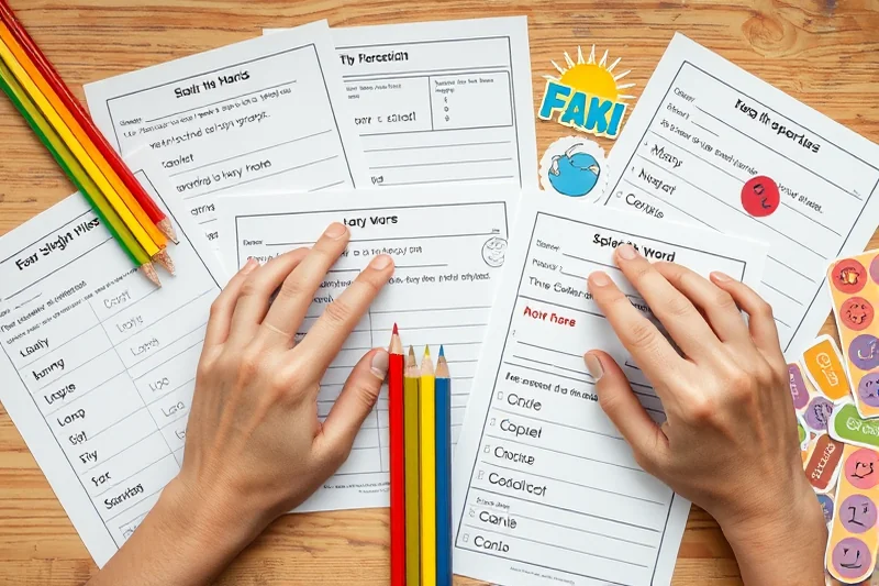 diy sight-word practice tips — Diy Sight-word Practice Tips (the finished result)