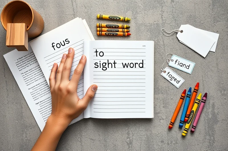 how to sight-word practice lesson — How To Sight-word Practice Lesson (the finished result)
