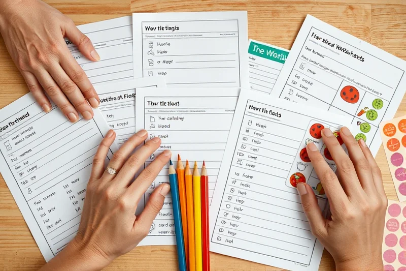 how to sight-word practice worksheets — How To Sight-word Practice Worksheets (the finished result)