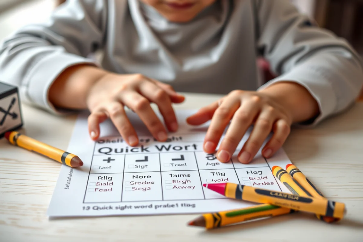 quick sight word practice by age grade — Quick Sight Word Practice By Age Grade (step by step)
