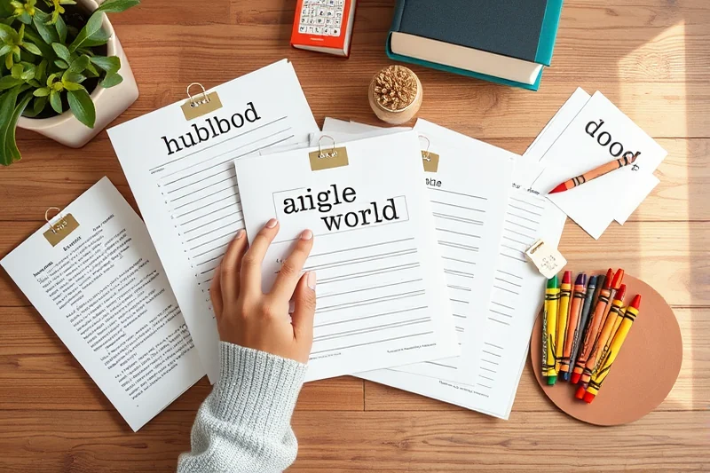 quick sight-word practice printables — Quick Sight-word Practice Printables (the finished result)