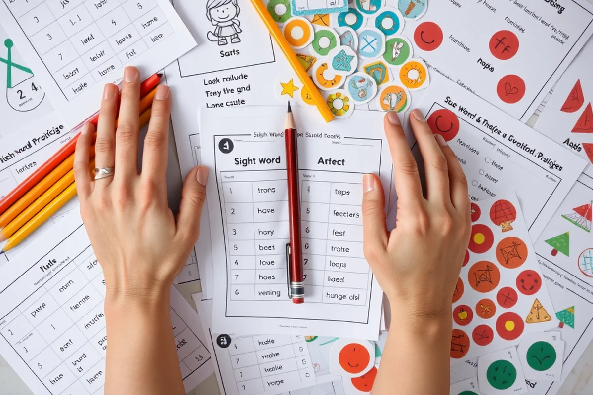 sight word practice by age grade for beginners — Sight Word Practice By Age Grade For Beginners (the finished result)