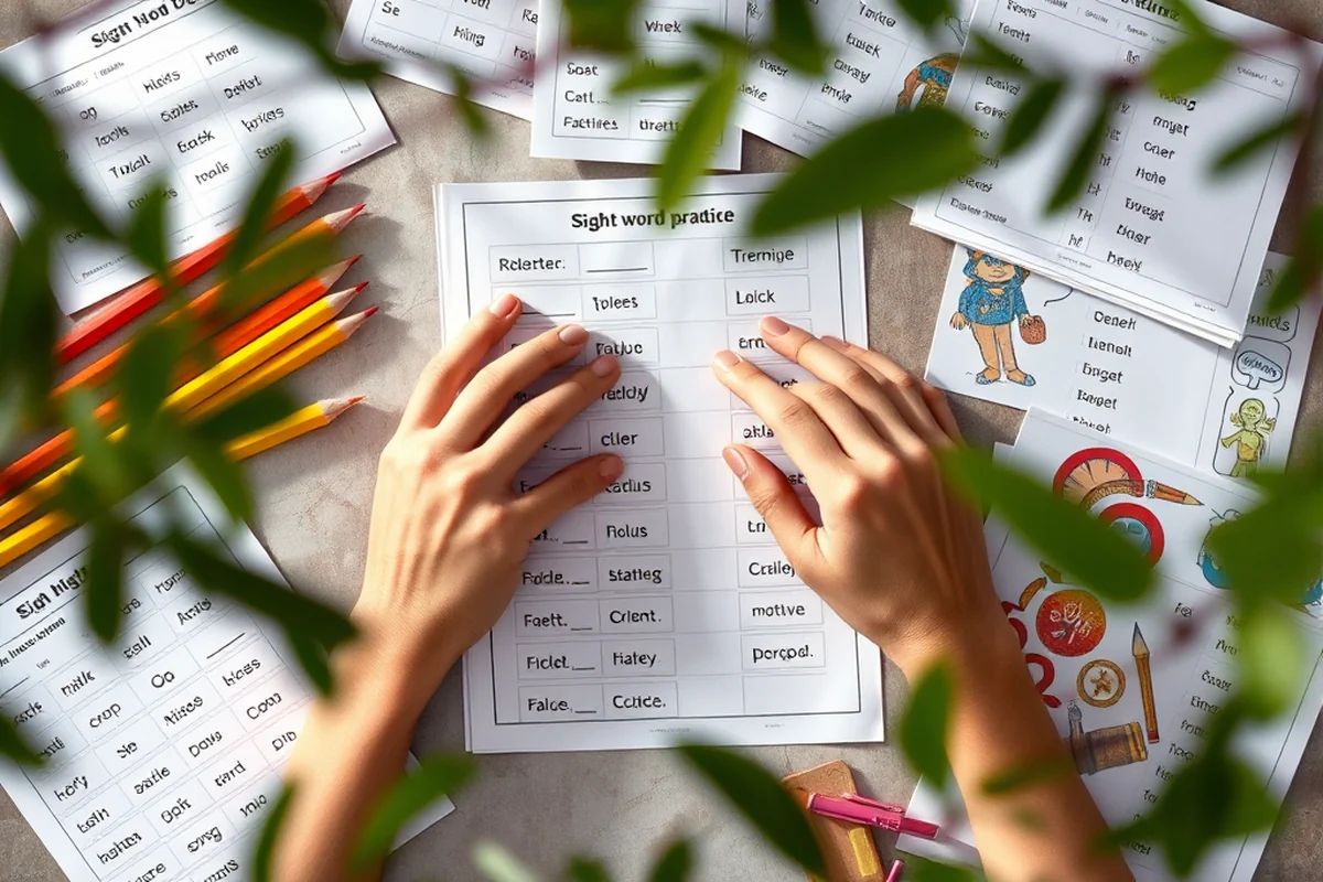 sight word practice by age grade tips — Sight Word Practice By Age Grade Tips (the finished result)