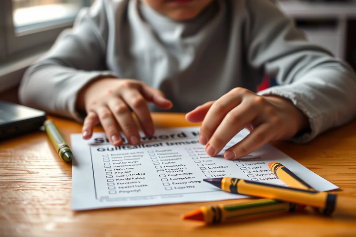 sight-word practice games checklist — Sight-word Practice Games Checklist (step by step)
