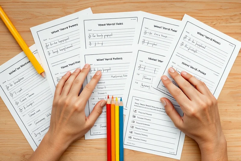 sight-word practice ideas for beginners — Sight-word Practice Ideas For Beginners (the finished result)