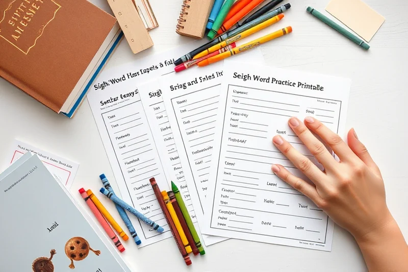 sight word practice printables worksheets on a budget — Sight Word Practice Printables Worksheets On A Budget (the finished result)