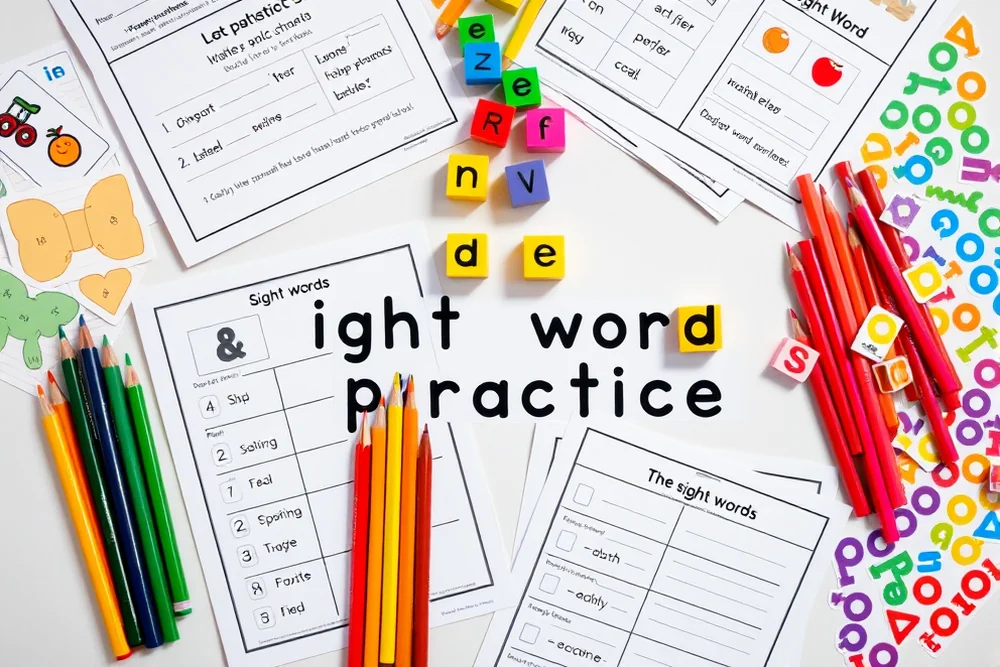 sight-word practice — Sight-Word Practice (the finished result)