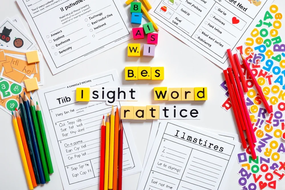 best sight word practice — Best Sight Word Practice (the finished result)