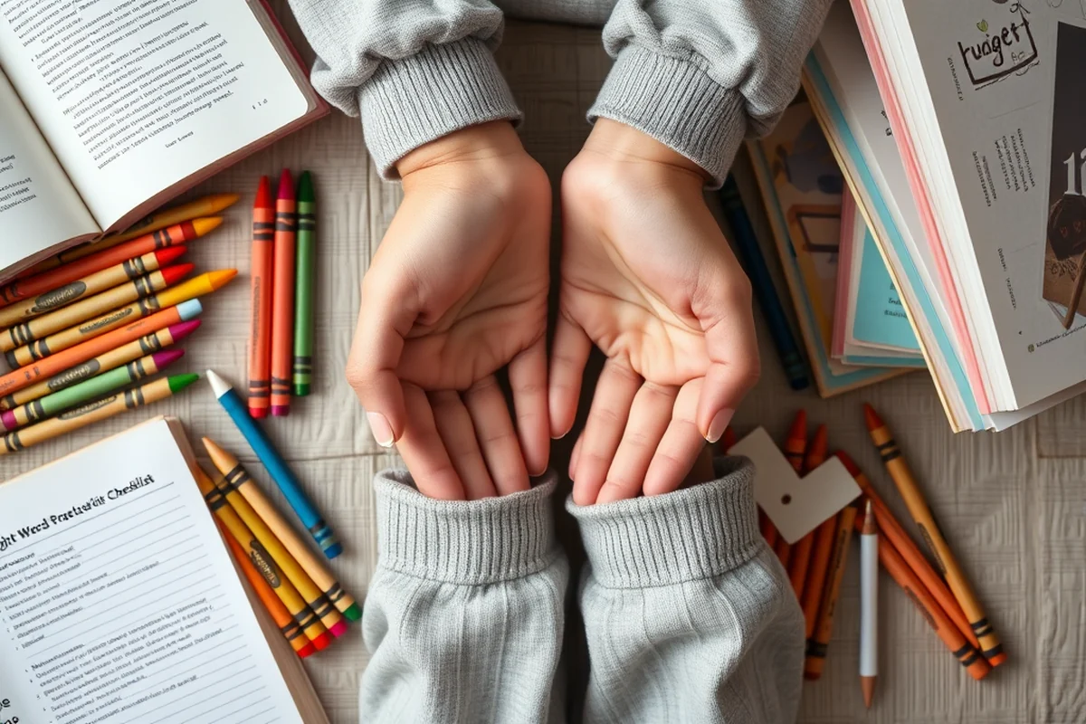 budget sight word practice checklist — Budget Sight Word Practice Checklist (the finished result)