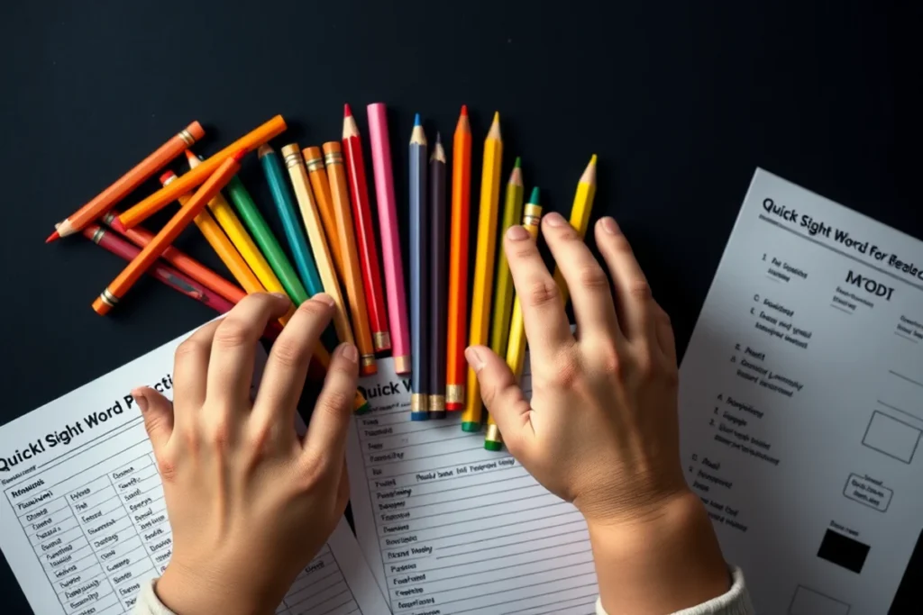 Quick Sight Word Practice By Age Grade