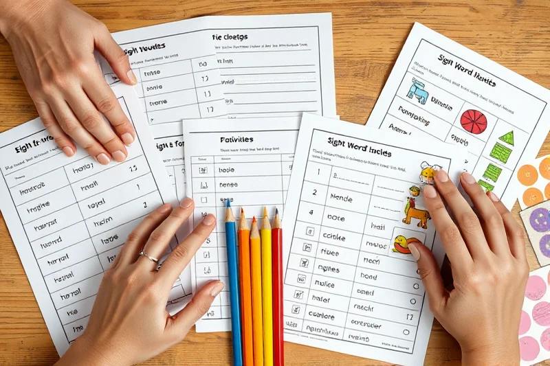 sight word activities comparison — Sight Word Activities Comparison (the finished result)