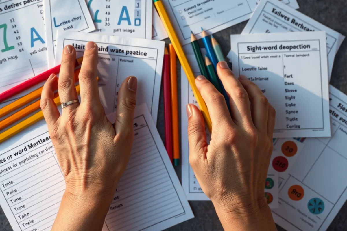 sight-word practice activities printable — Sight-word Practice Activities Printable (the finished result)