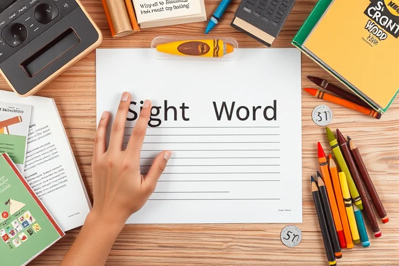 sight word worksheet without tools — Sight Word Worksheet Without Tools (the finished result)
