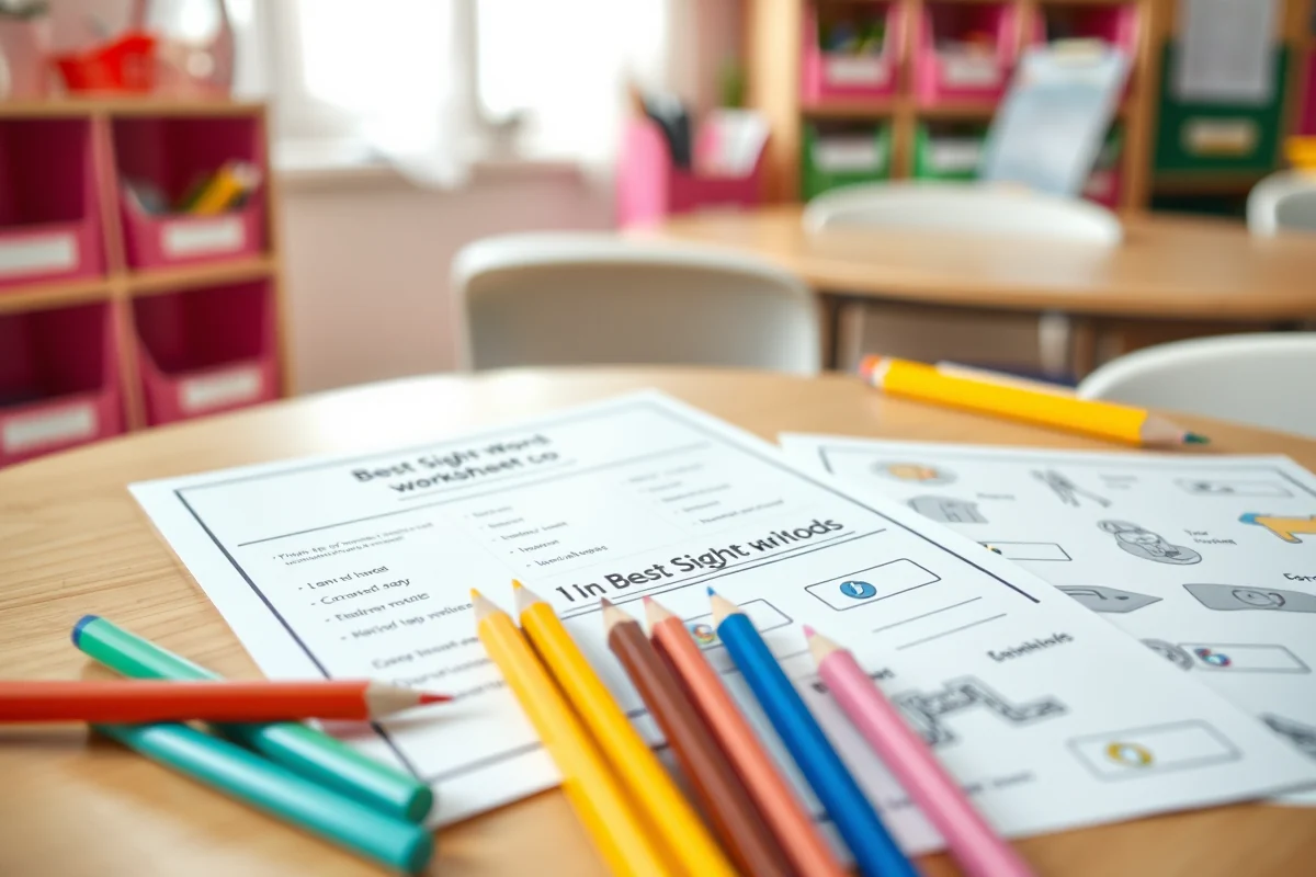 best sight word worksheet — Best Sight Word Worksheet