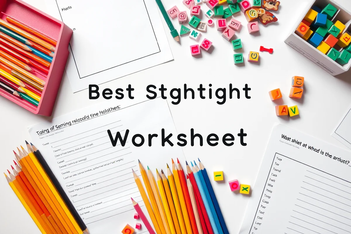 best sight word worksheet — Best Sight Word Worksheet (the finished result)