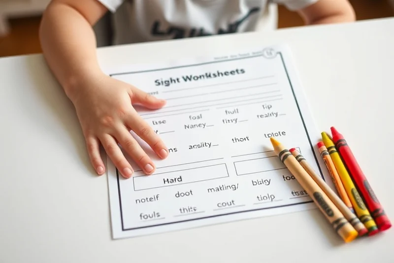 diy sight word worksheets — Diy Sight Word Worksheets (step by step)