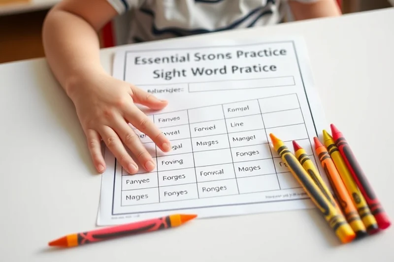 essential sight word practice — Essential Sight Word Practice (step by step)
