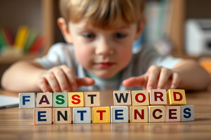 fast sight word sentences — Fast Sight Word Sentences (step by step)