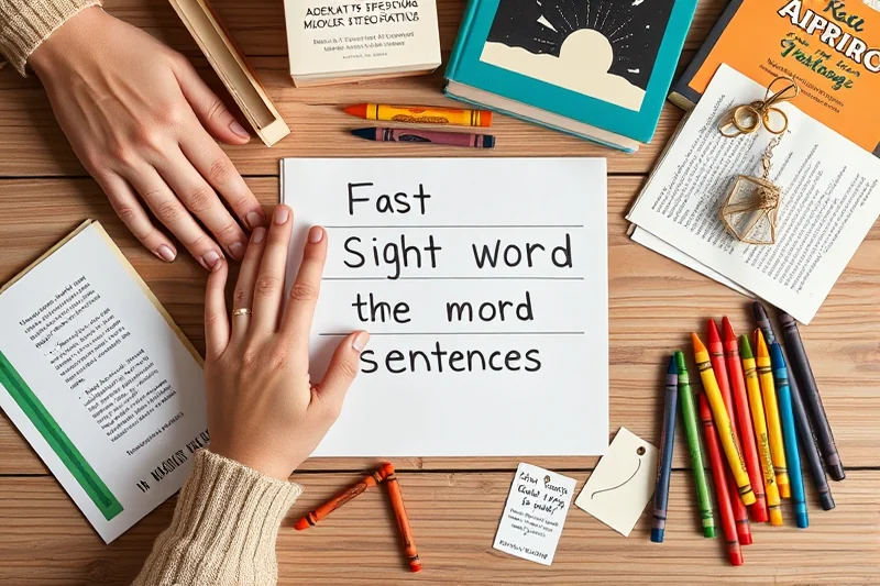 fast sight word sentences — Fast Sight Word Sentences (the finished result)