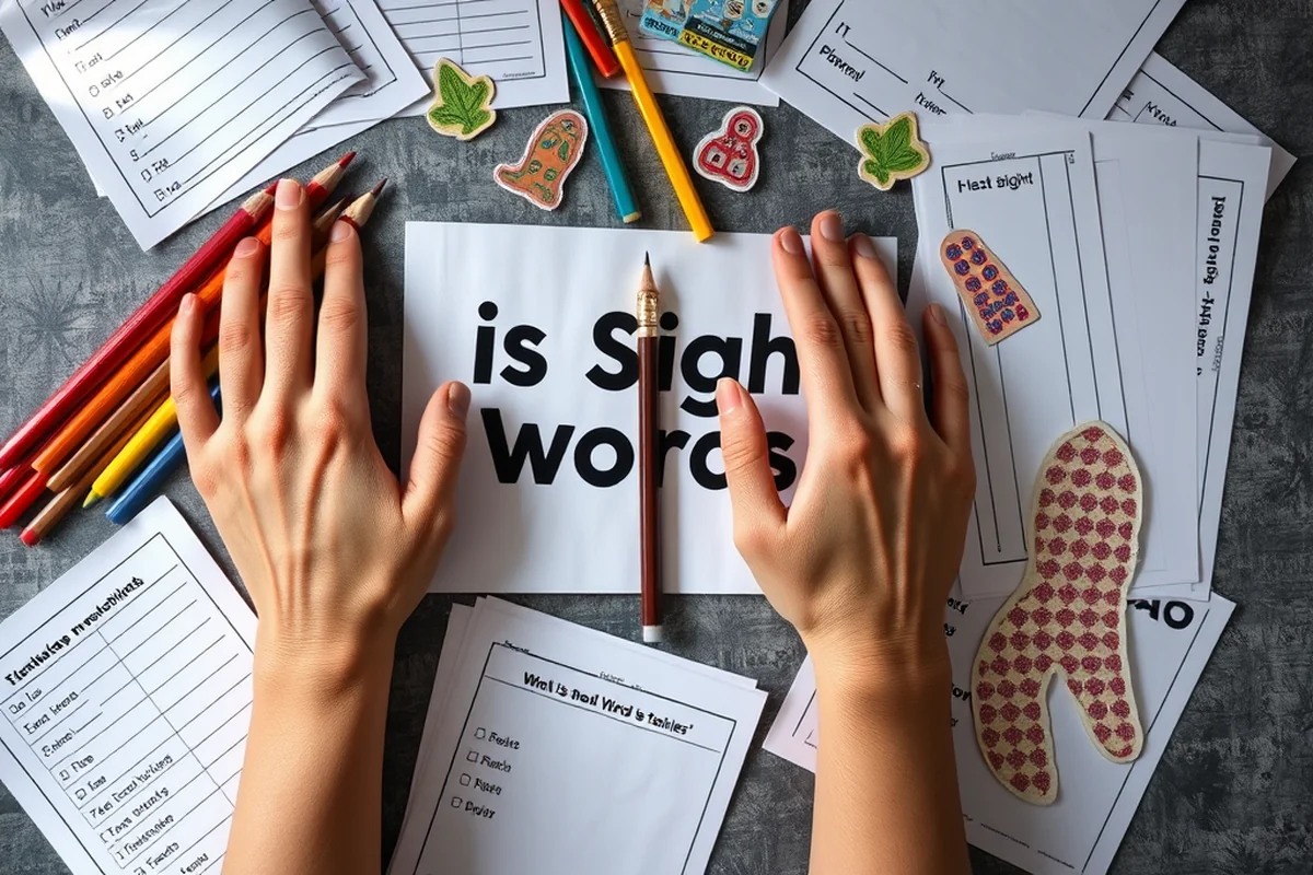 is sight word worksheet β Is Sight Word Worksheet (the finished result)