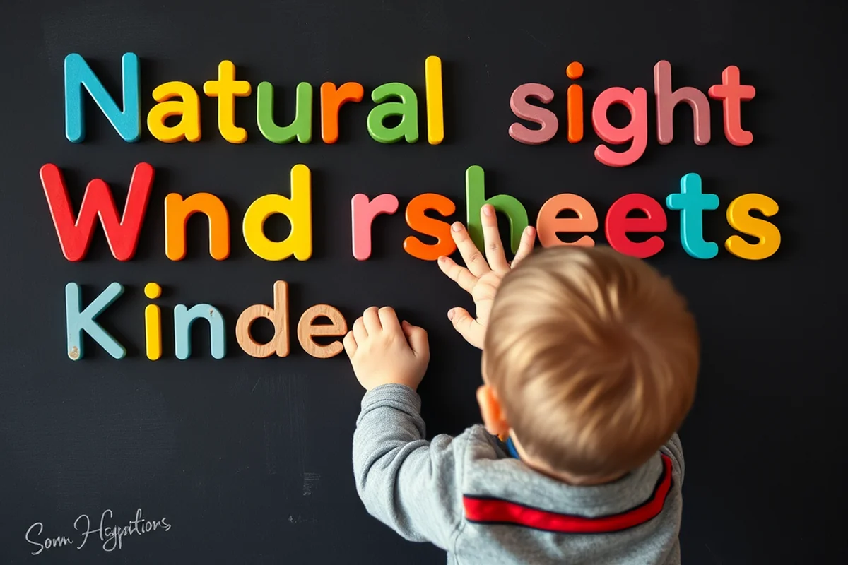 natural sight word worksheets for kindergarten — Natural Sight Word Worksheets For Kindergarten