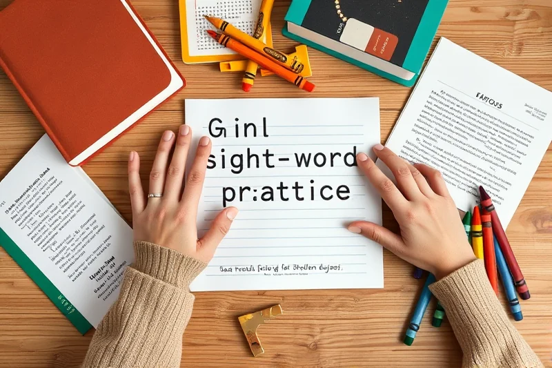 simple sight word practice — simple sight-word practice — Simple Sight-word Practice (the finished result)