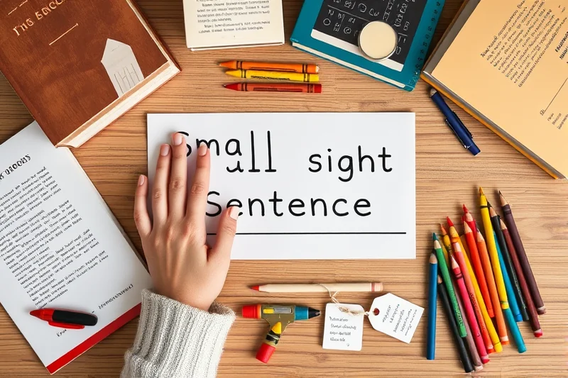 small sight word sentences — Small Sight Word Sentences (the finished result)